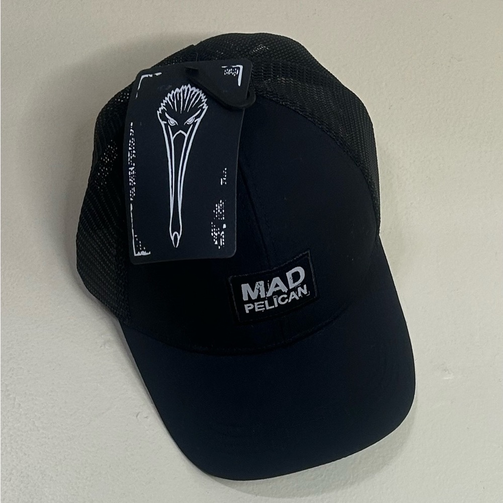 Mad Pelican Men's Anthracite Cotton Baseball cap NWT